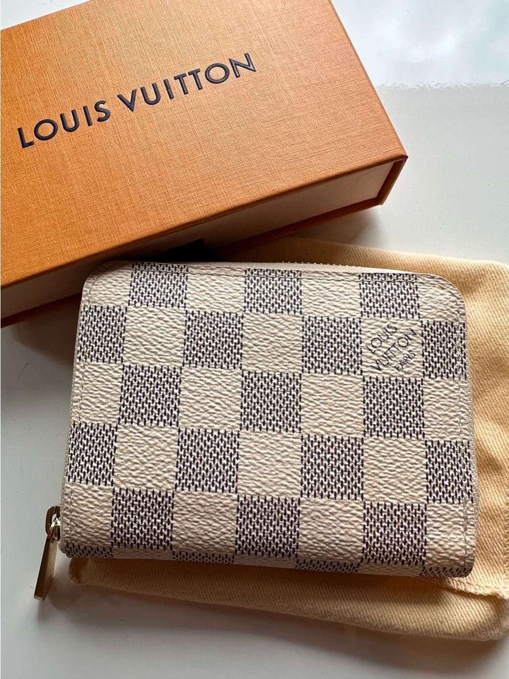 Louis Vuitton Damier Azur Zippy Coin Purse